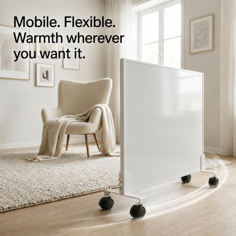 Portable Infrared Space Heater 300W with Roller Bracket