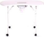Portable Mobile Manicure Nail Salon Table Station