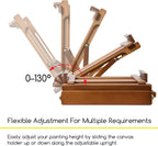 Portable Tabletop Easel for Painting: Artist Sketchbox