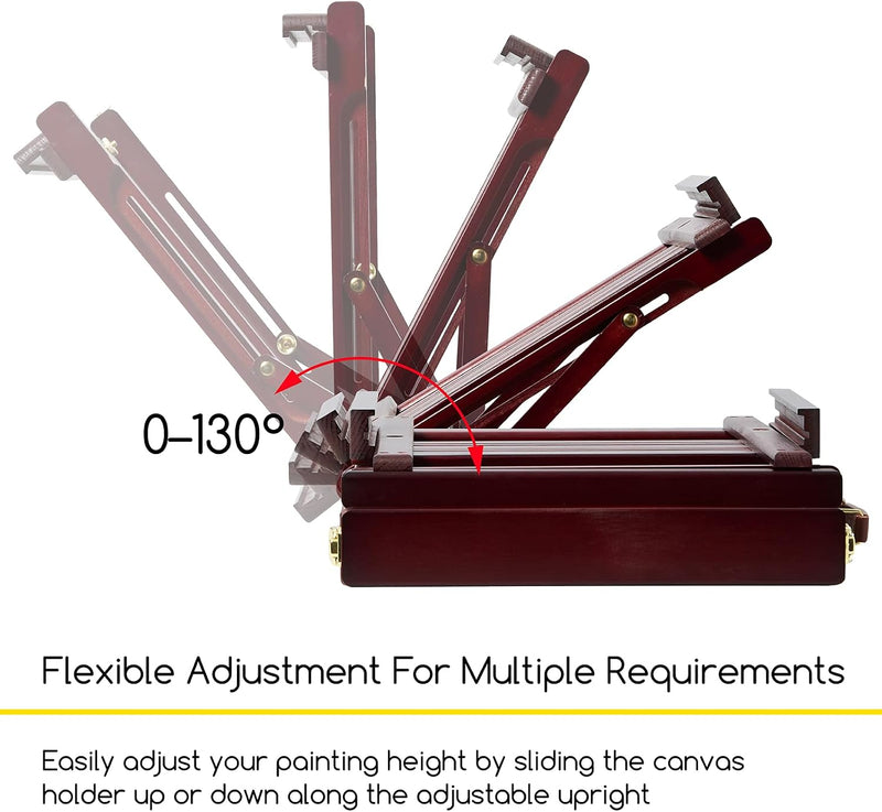 Portable Tabletop Easel for Painting: Artist Sketchbox