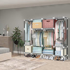 Portable Wardrobe Clothes Closet Storage Organiser with Hanging