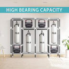 Portable Wardrobe Clothes Closet Storage Organiser with Hanging