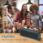 Portable Wireless Speaker Bluetooth 5.0 with 3d Stereo