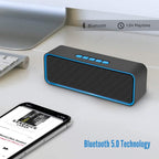 Portable Wireless Speaker Bluetooth 5.0 with 3d Stereo