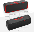 Portable Wireless Speaker Bluetooth 5.0 with 3d Stereo