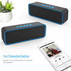 Portable Wireless Speaker Bluetooth 5.0 with 3d Stereo
