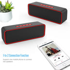 Portable Wireless Speaker Bluetooth 5.0 with 3d Stereo