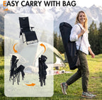 Reclining Camping Chair Garden Chairs Sun Lounger Bundle-Fold