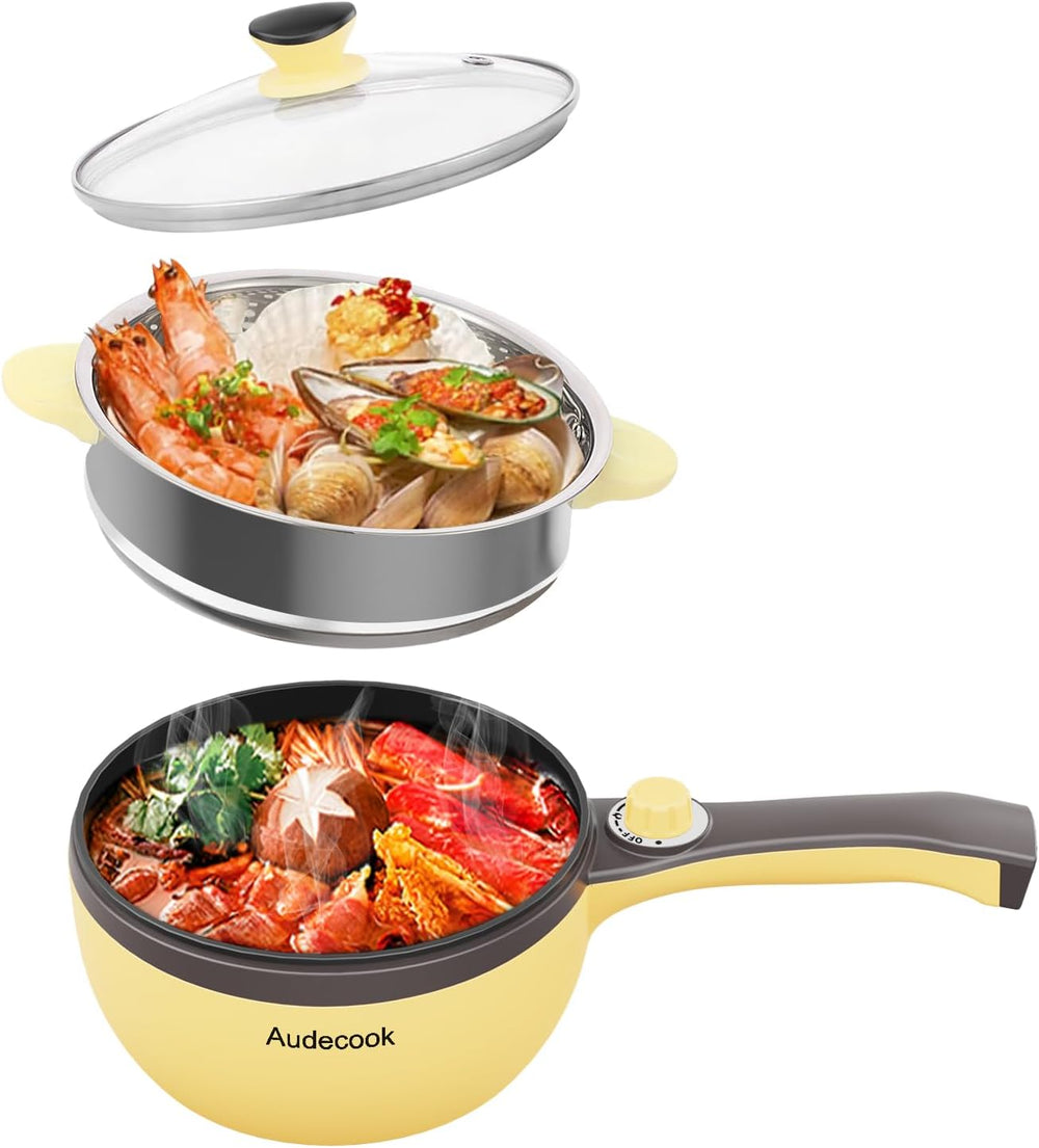 Pot Electric Mini Skillet Portable Nonstick Sauté Pan