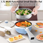 Pot Electric Mini Skillet Portable Nonstick Sauté Pan