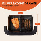Pot Versazone Dual Air Fryer Large 8.5L Family