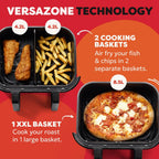 Pot Versazone Dual Air Fryer Large 8.5L Family