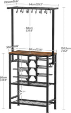 Pots and Pans Organiser Rack Multi-Tier Baker's Kitchen
