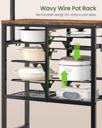 Pots and Pans Organiser Rack Multi-Tier Baker's Kitchen