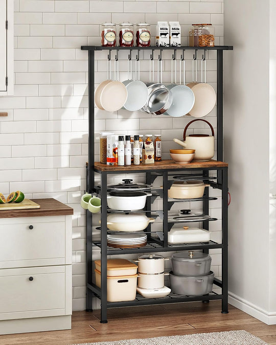 Pots and Pans Organiser Rack Multi-Tier Baker's Kitchen