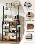 Pots and Pans Organiser Rack Multi-Tier Baker's Kitchen
