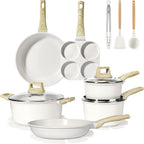 17pcs Pots and Pans Set Non Stick Fryingpan