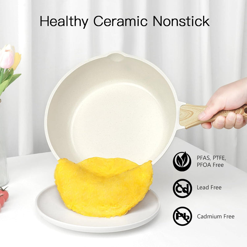 17pcs Pots and Pans Set Non Stick Fryingpan