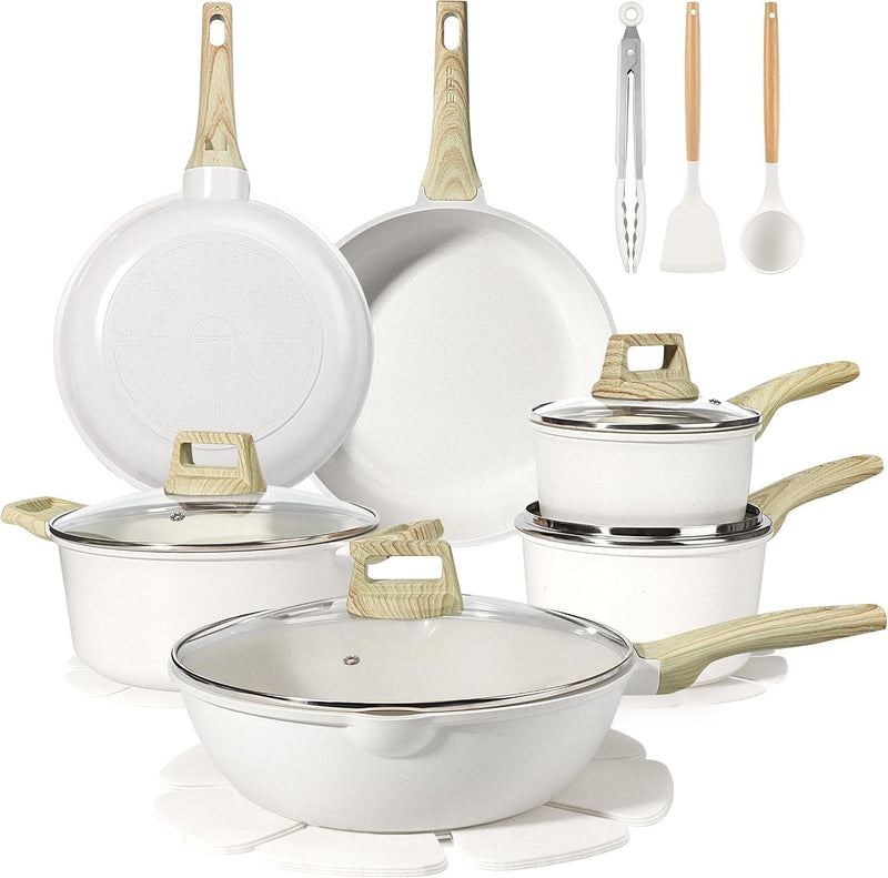 17pcs Pots and Pans Set Non Stick Fryingpan