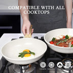 17pcs Pots and Pans Set Non Stick Fryingpan
