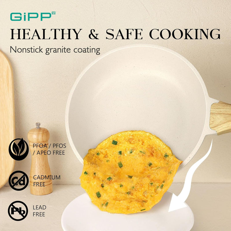 17pcs Pots and Pans Set Non Stick Fryingpan