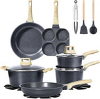 17pcs Pots and Pans Set Non Stick Fryingpan