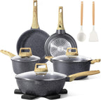 17pcs Pots and Pans Set Non Stick Fryingpan