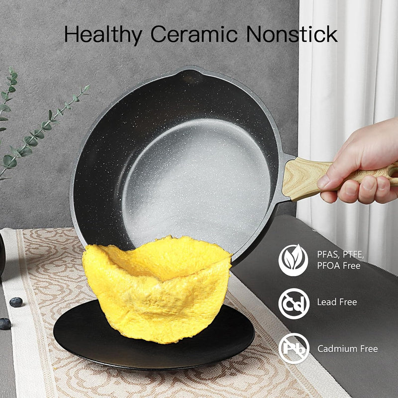 17pcs Pots and Pans Set Non Stick Fryingpan