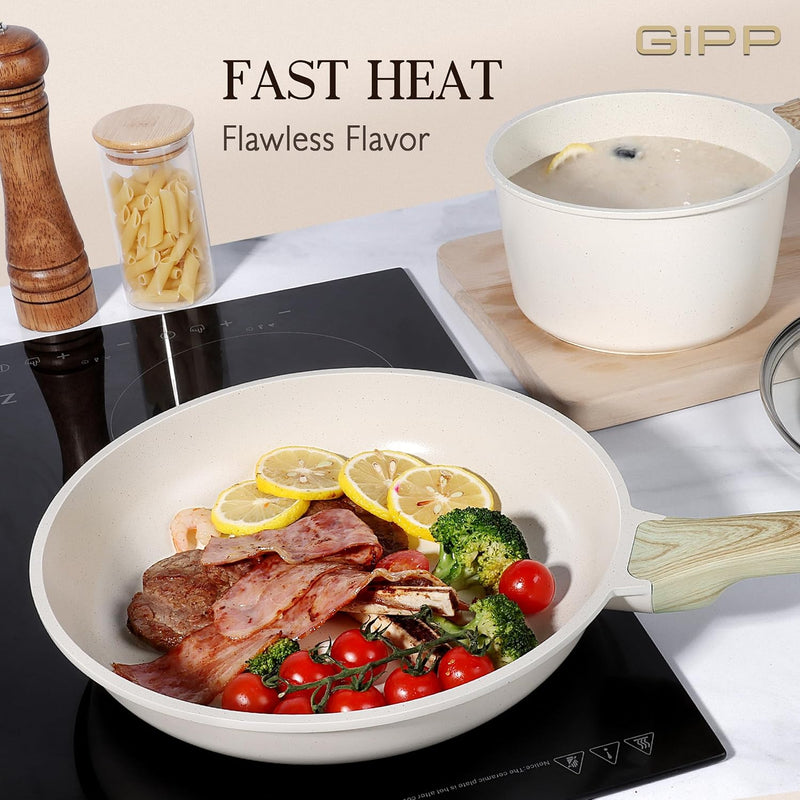 17pcs Pots and Pans Set Non Stick Fryingpan