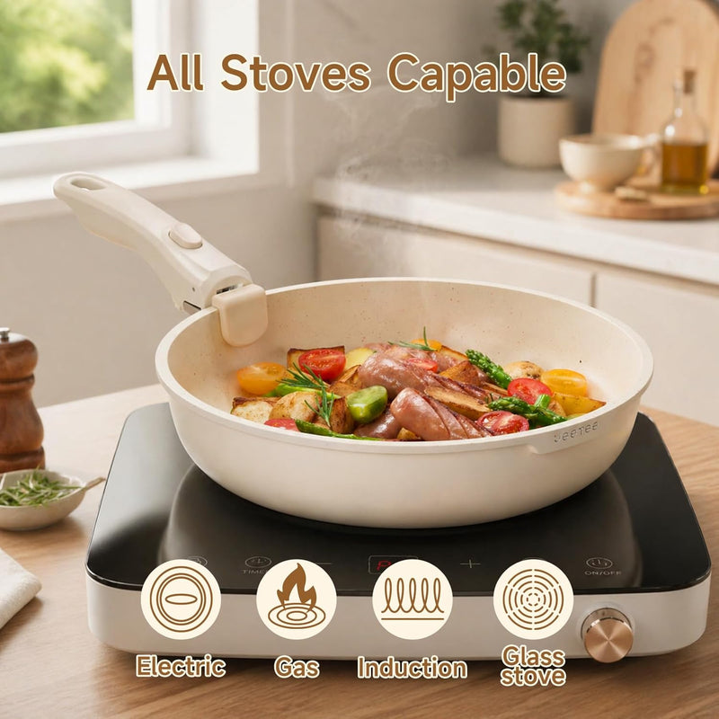 Pots and Pans Set Non Stick 25pcs