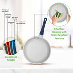 Pots and Pans Set Stackable Ceramic Non Stick
