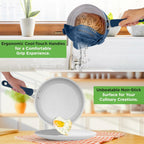 Pots and Pans Set Stackable Ceramic Non Stick