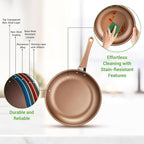 Pots and Pans Set Stackable Ceramic Non Stick