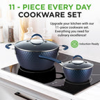 Pots and Pans Set Stackable Ceramic Non Stick