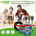 Pots and Pans Set Stackable Ceramic Non Stick