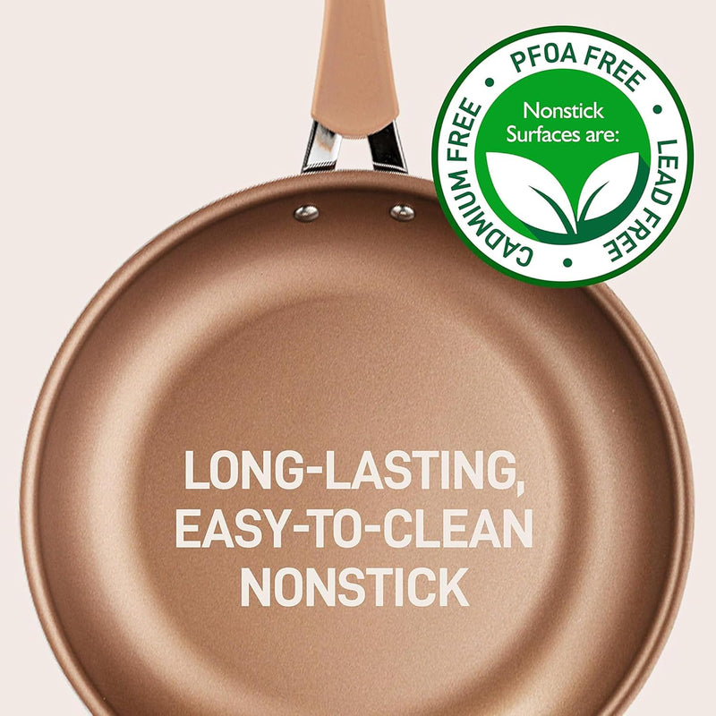 Pots and Pans Set Stackable Ceramic Non Stick