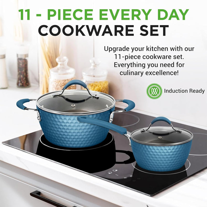 Pots and Pans Set Stackable Ceramic Non Stick