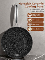 Pots and Pans Set with Lids 17 Pcs