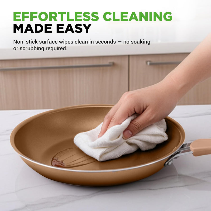 Pots and Pans Set with Lids (20 Piece)