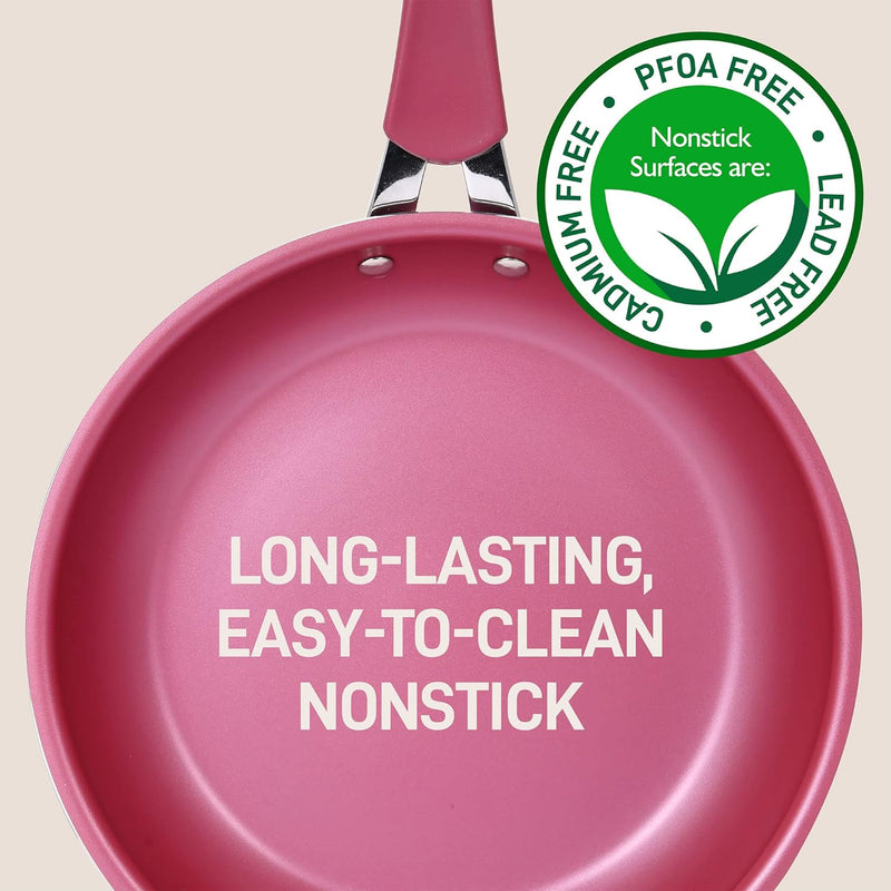 Pots and Pans Set with Lids (20 Piece)