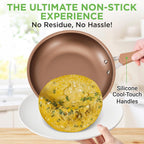 Pots and Pans Set with Lids Non-Stick (20 Piece)