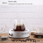 Pour Over Coffee Maker 600ML Borosilicate Glass