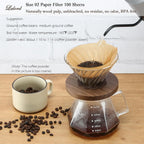 Pour Over Coffee Maker 600ML Borosilicate Glass