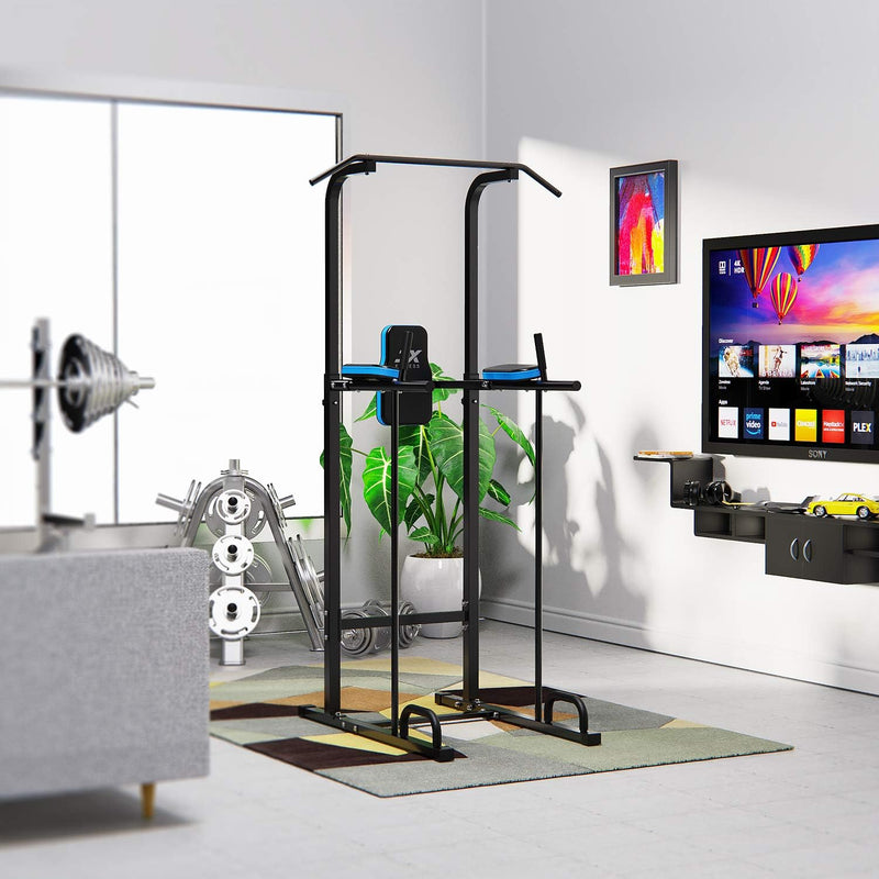 Power Tower Adjustable Dip Station Pull Up Bar