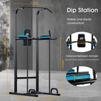 Power Tower Adjustable Dip Station Pull Up Bar