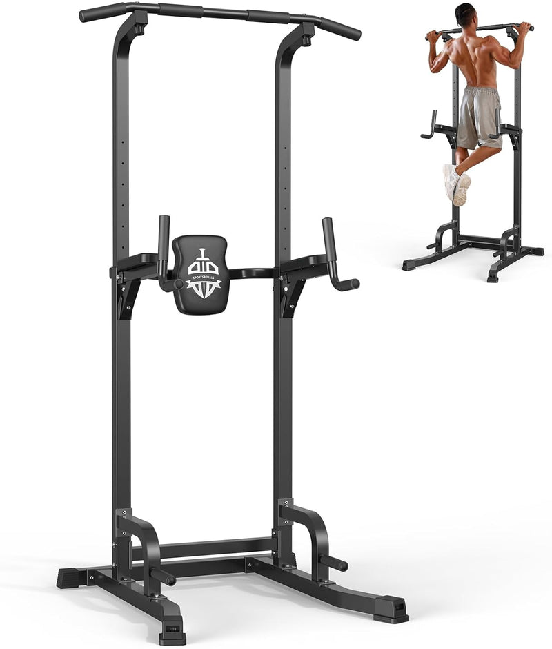 Power Tower Dip Station Free Standing Pull Up