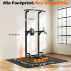 Power Tower Dip Station Free Standing Pull Up