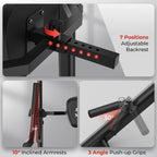 Power Tower Dip Station Free Standing Pull Up