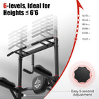 Power Tower Dip Station Free Standing Pull Up