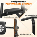 Power Tower Dip Station Free Standing Pull Up